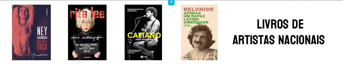 Livros musicais e biografias de artistas nacionais